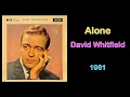 Alone by David Whitfield  with Lyrics (HD)