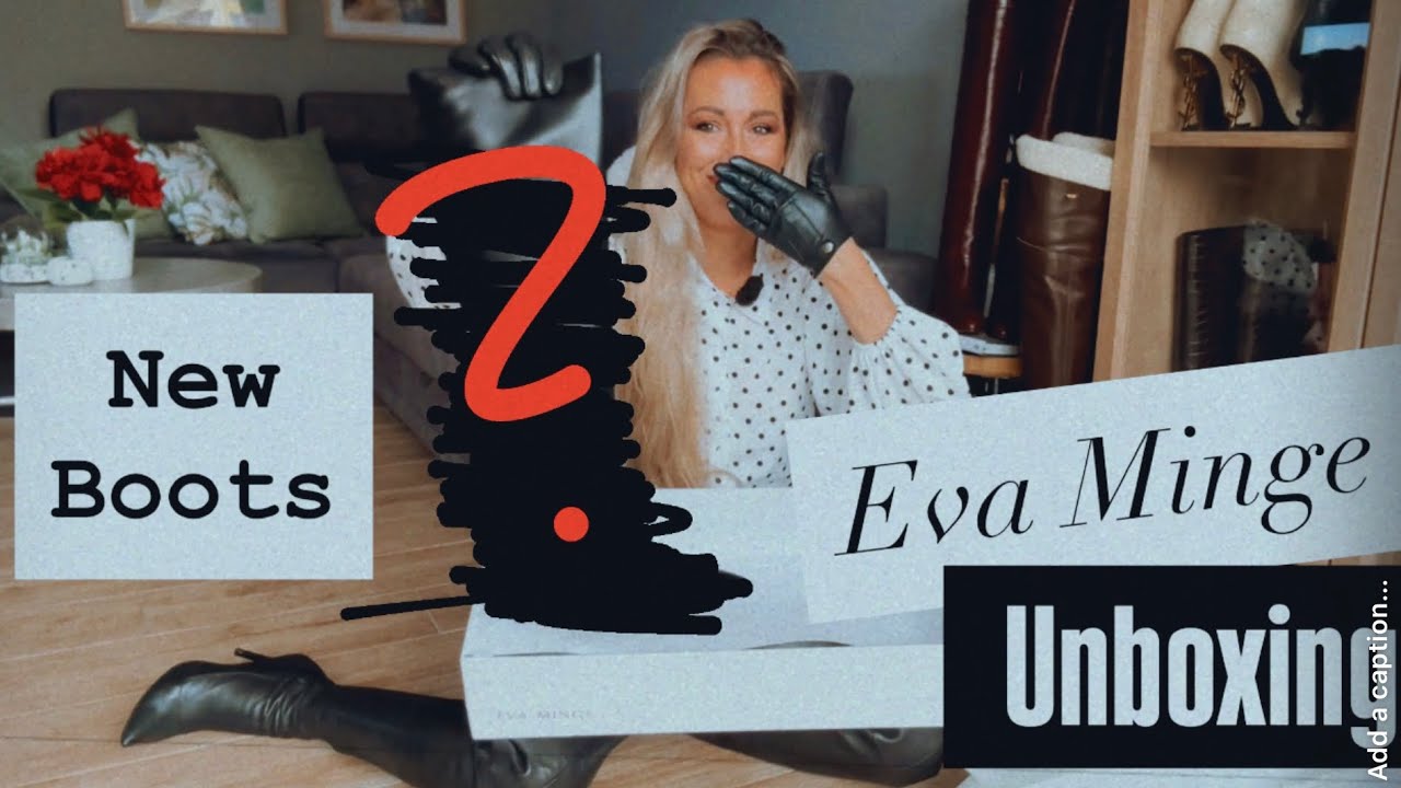 A Gift from Me to Me: Eva Minge - New Boots Unboxing VLOGMAS DAY 26