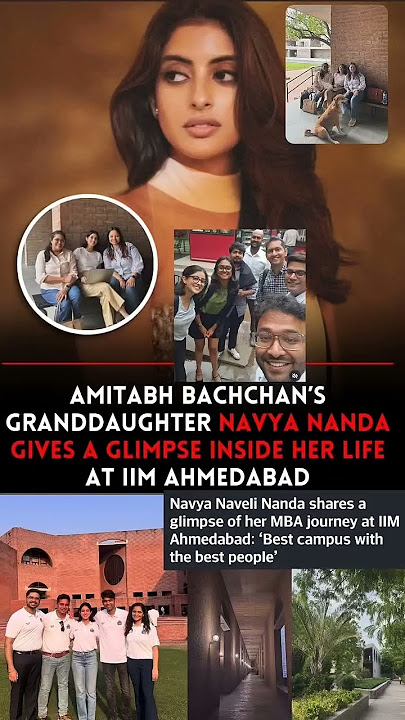 Navya Nanda Share a glimpse inside her life at IIM#news #shortsfeed #shorts #viralvideo