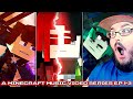 ♪ &quot;RUNNING TO NEVER&quot; - A Minecraft Music Video Series (Episode 1-3) ♪ #Minecraft REACTION!!!