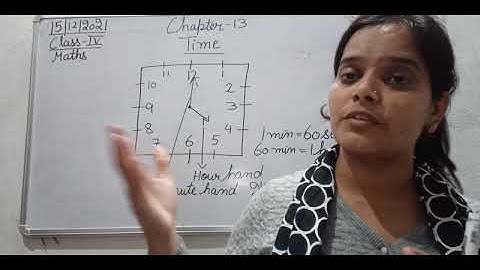 Class IV Mathematics 15 12 2021 by Ms Anchal Singh, Ex  12 6 & Chapter  13  introduction