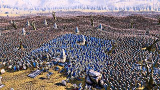 1000 Heavy Knights vs 100,000 Running Zombies - Ultimate Epic Battle Simulator screenshot 1