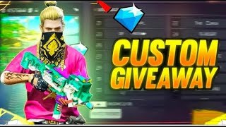 VILLAGEBOY FF is live!FREE FIRE LIVE CUTSOM ROOM GIVEAWAY | FF LIVE TEAM COD GIVEAWAY