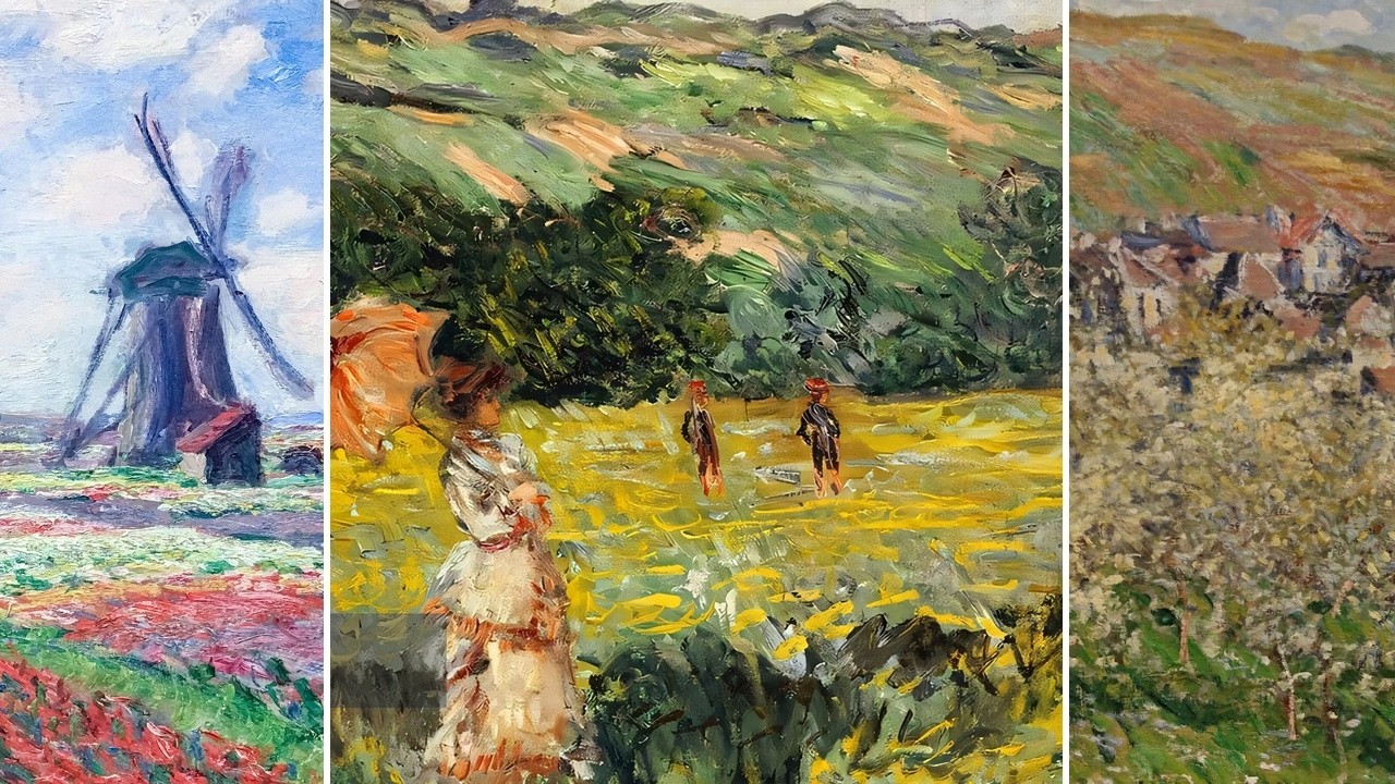 Claude Monet TV — Silent Art Gallery · September 3 Morning | Limetz Meadow & others