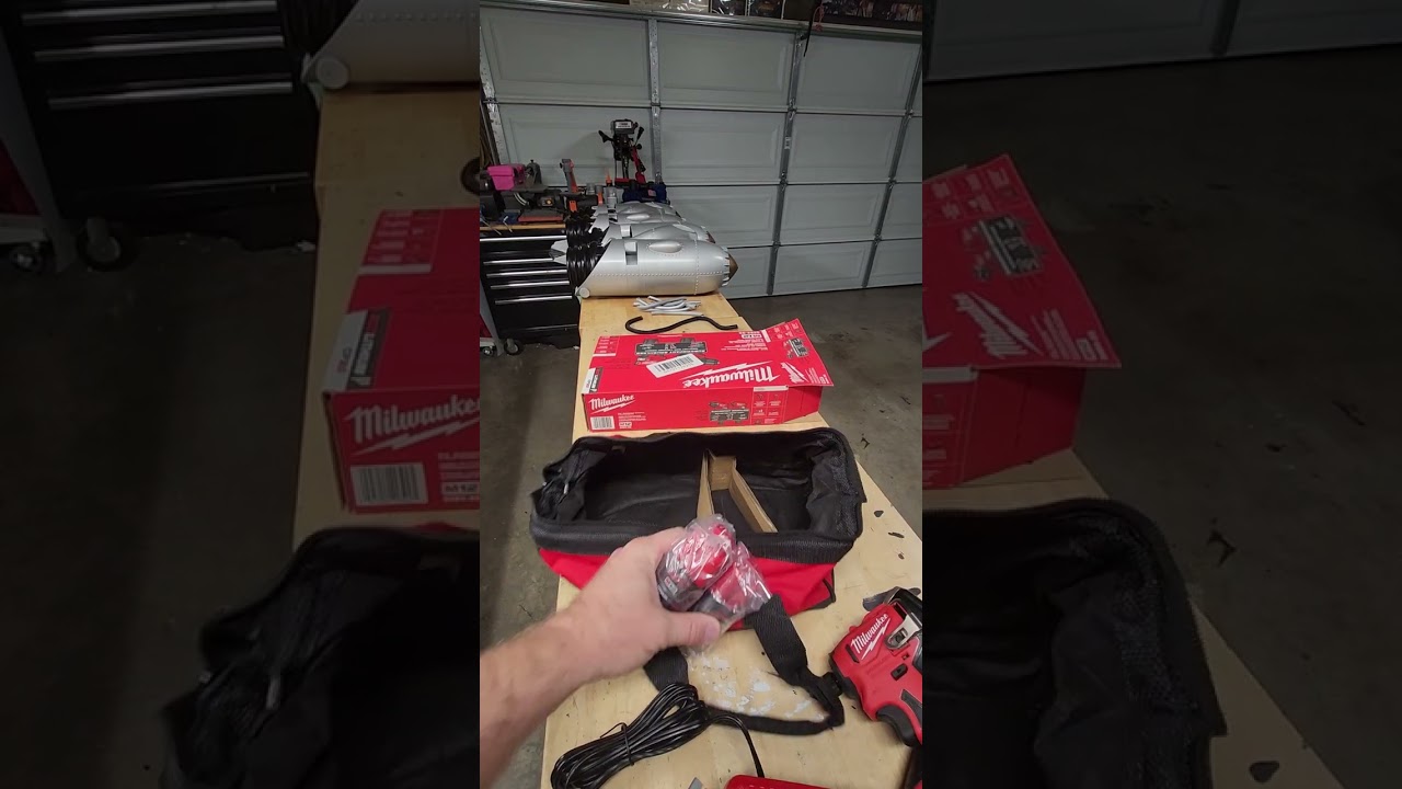  Milwaukee Subcompact M12 drill and driver set from Home depot 2 batteries charger and bit set $169