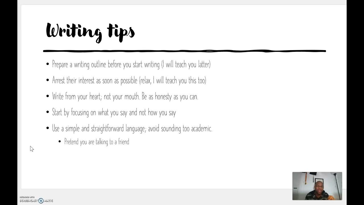 Scholarship/college application essays (Part II) - YouTube