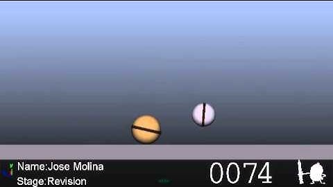 Animation Mentor - Class 1 - Week 5 - Light/Heavy ball revision