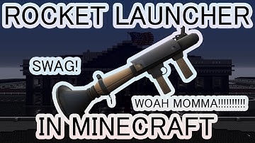 Rocket Launcher in Minecraft (Command Blocks)