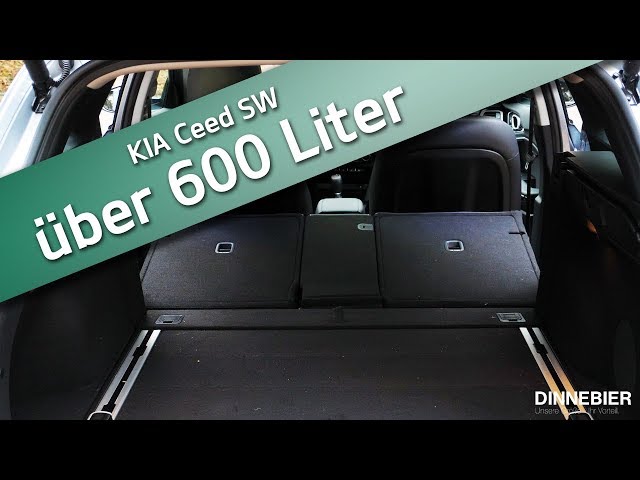 Der größte Kofferraum seiner Klasse? Neuer KIA Ceed SW Test (1/3) |  DINNEBIER TV - YouTube