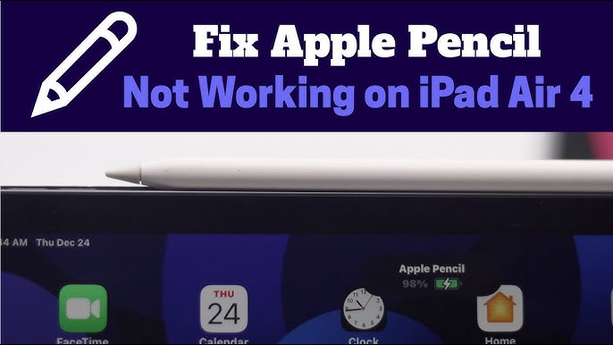 Apple Pencil Won T Pair Or Keeps Connecting And Disconnecting From Ipad In Ipados 14 4 Youtube