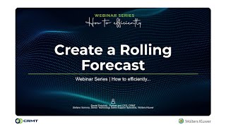 Create a Rolling Forecast