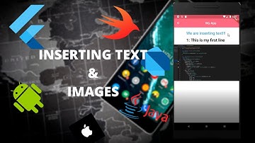 How to add TEXT and IMAGES in Flutter | Rich Text And Image