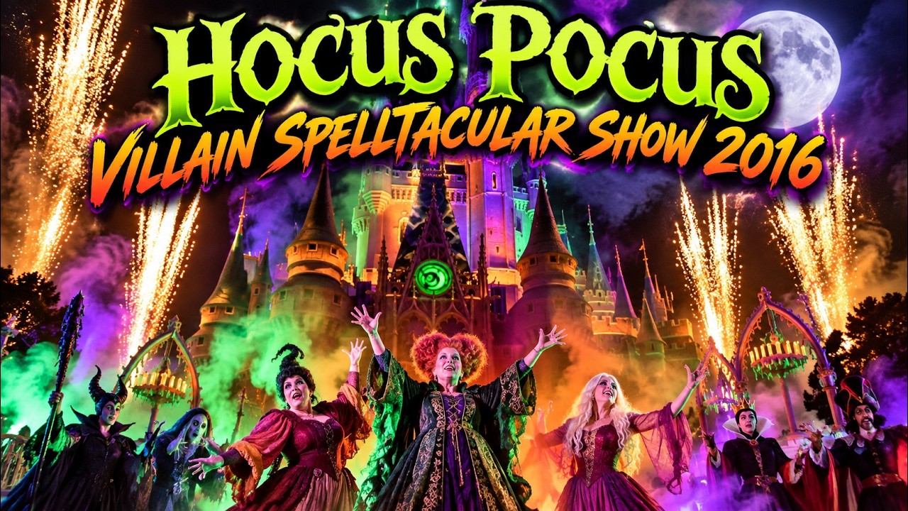 Hocus Pocus Villain Spelltacular Show 2016 - YouTube