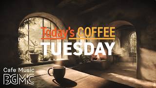 Jazz Relaxing Music ☕ Sunlit Stone Cave Cafe Jazz - Warm Piano & Bossa Nova for Tuesday Focus