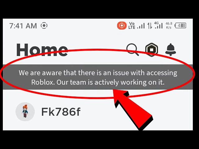 Fix We are aware that there is an issue with accessing Roblox