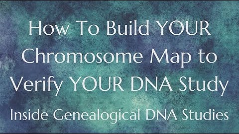 How To Build Your Chromosome Map to Verify Your DNA Study
