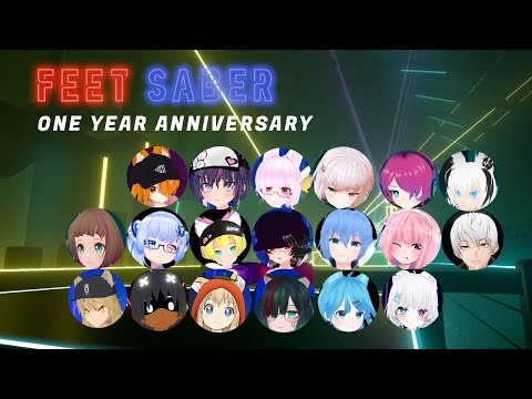 【Feet Saber One Year Anniversary Collabo Video】RUQOA / Your Love [Full Body Tracking]