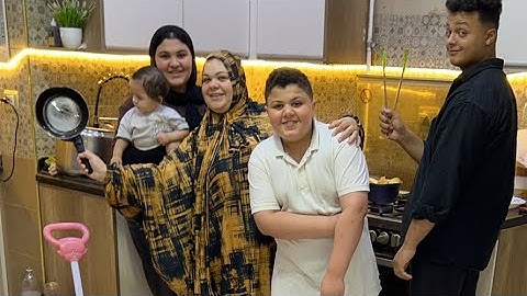 ام جني من دخل المطبخ انا وعيالي