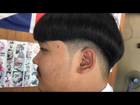 รองทรงกลางไว้ขอบ | รองทรงกลางหน้าม้า | ตัดผมง่ายๆ สไตล์ร้านแมนๆ