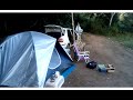 Acampando a beira do Rio Piraqueaçu em Aracruz eu e esposa