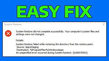 How To Fix System Restore Error 0x80070091 in Windows
