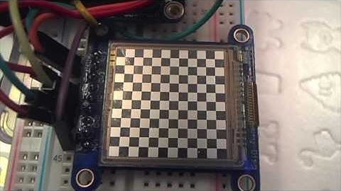 Sharp Memory LCD Display Demo