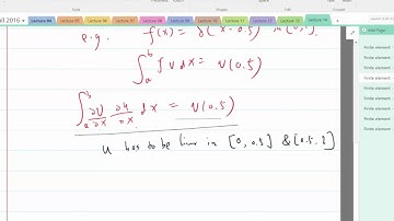 Lecture 14 Part 6: Weak form of Poisson