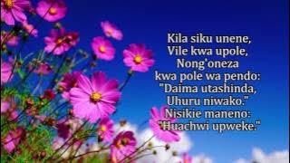 NENA ROHONI MWANGU / Speak to my Soul By Msanii Records Chorale