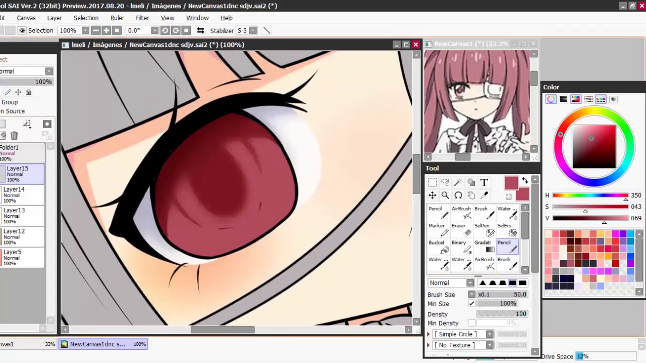 [speedpaint] Yurine Hanazono