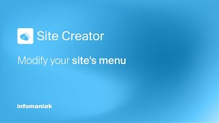 How To Edit Your Site Menu With Site Creator - Complete Tutorial