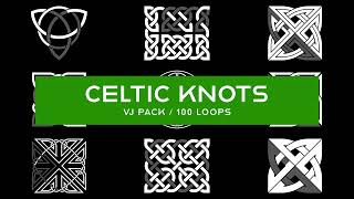 Celtic Knots || VJ Loops Visuals