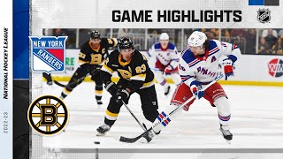 Rangers @ Bruins 3/4 | NHL Highlights 2023