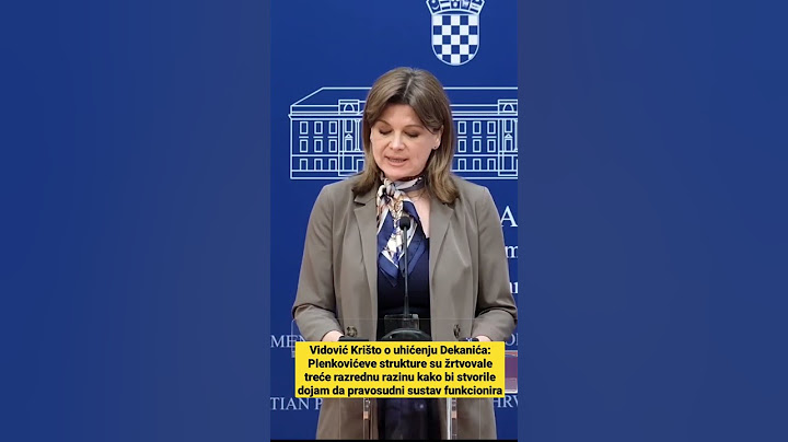 Vidović Krišto o uhićenju Dekanića #shorts