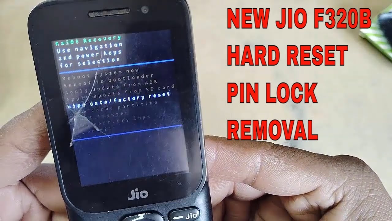 JIO F320B KEYPAD PHONE HARD RESET