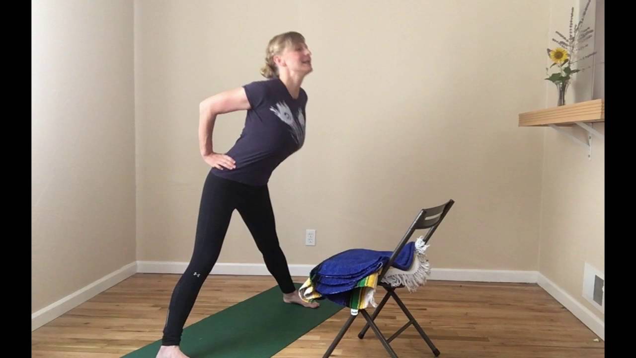 Prasarita Padottanasana Chair Prasarita Padottanasana Chair