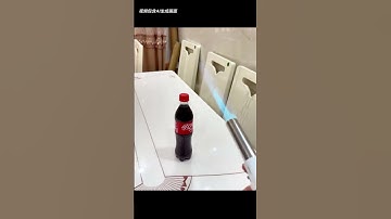 WATCH WHAT HAPPENED TO THIS COKE BOTTLE 😮😱#viral#ai#shorts#funny