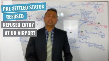 Don’t leave the UK if your Pre Settled Status is Refused, you will be refused re-entry to the UK