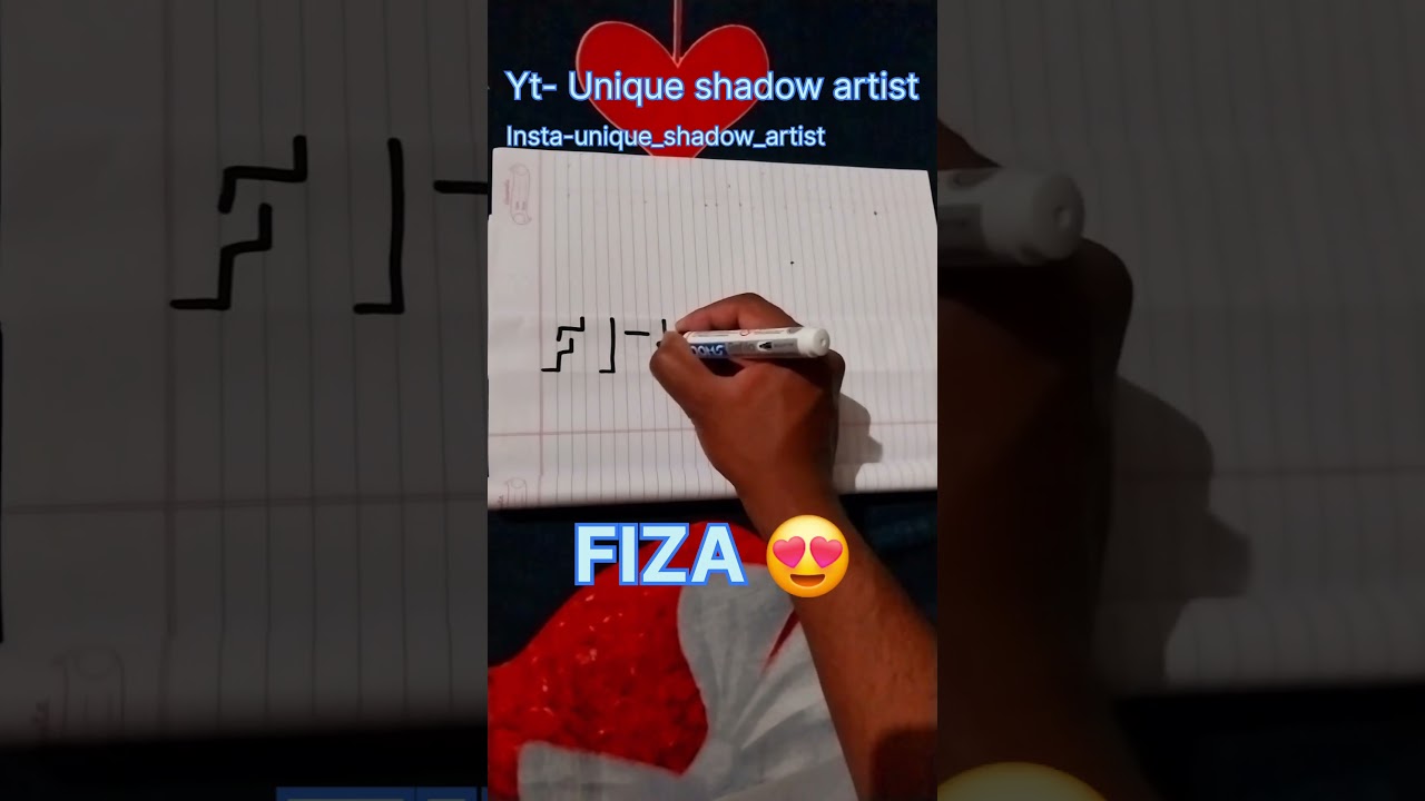 Fiza name shadow comment your name