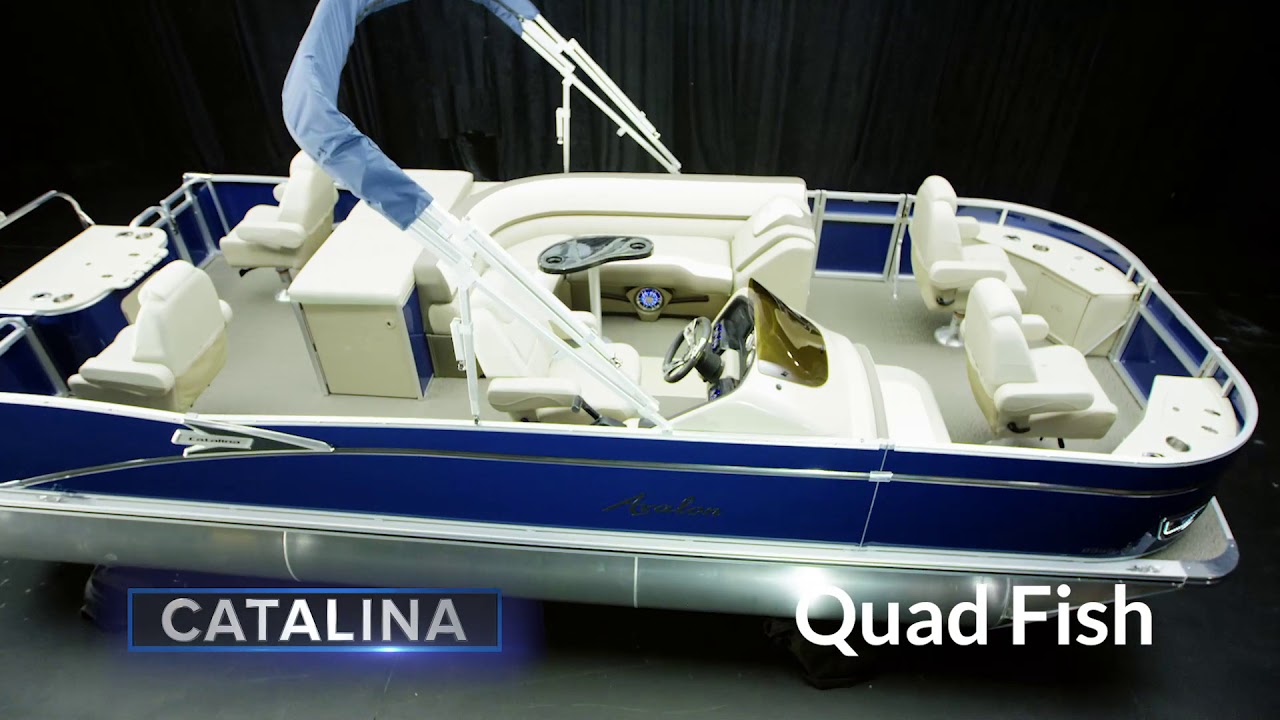 2021 Avalon Catalina Rear Fish & Quad Fish Floorplan