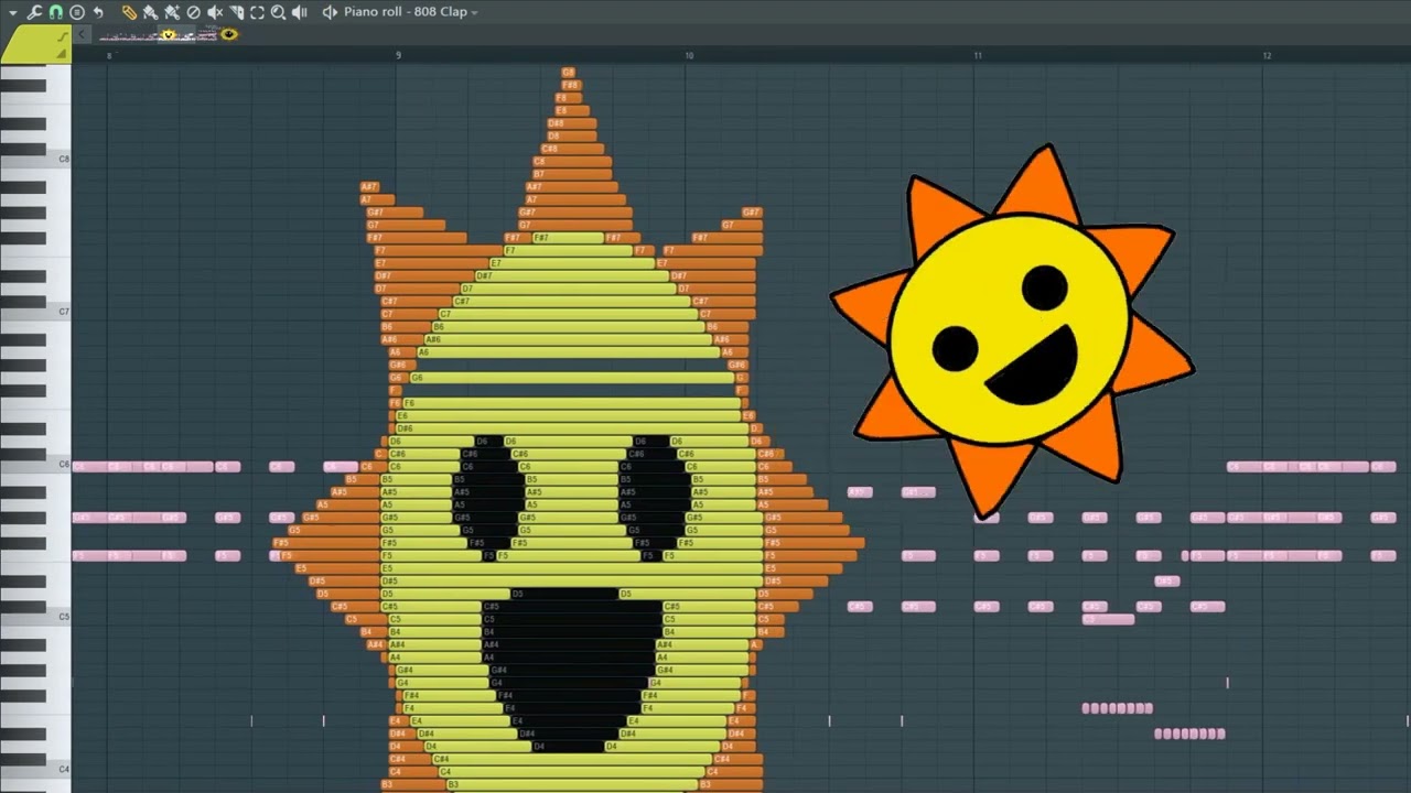 What Mr. Sun Sprunki Sounds Like - MIDI Art - YouTube