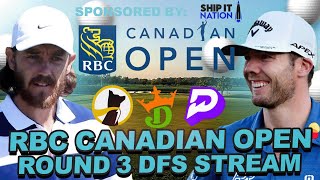 RBC Canadian Open Round 3 Preview + Live chat: Draftkings DFS Showdown, Underdog + Prize Picks Props screenshot 3