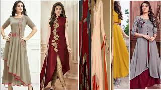 Stylish Comfortable Casual Long Frocks Designs Collection For Girls 2020