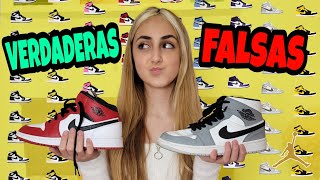 Verdaderas vs Falsas AIR JORDAN 1 Original vs Imitacion ¿Cuales son las  diferencias? - YouTube