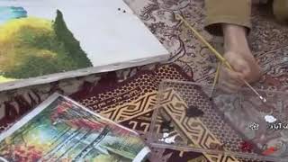 Disabled Iranian Boy Artistically Uses Feet To Make Beautiful Drawings Iran.