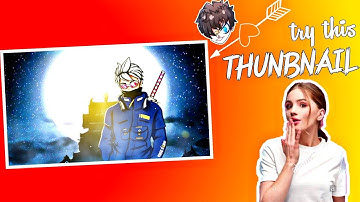 How To make Cartoon Thumbnail Like Ruok FF & White444 🔥 Picsart THUMBNAIL Tutorial FF-YT RECOMMENDED