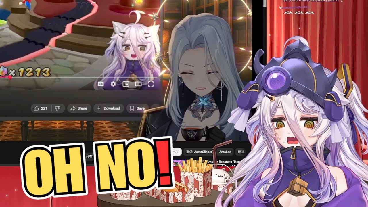 Henya reacts to AmaLee listening to her sing