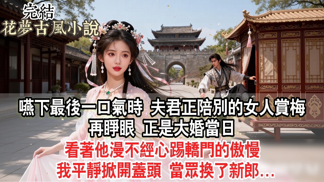 【完結爽文】嚥下最後一口氣時，夫君正陪別的女人賞梅。再睜眼，正是大婚當日。看著他漫不經心踢轎門的傲慢，我平靜掀開蓋頭，當眾換了新郎...