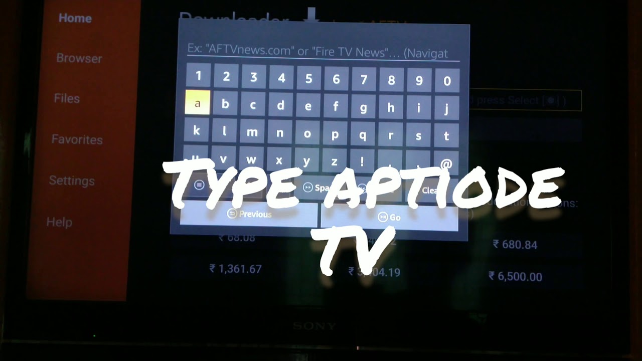 how to install aptoide TV on Fire TV stick