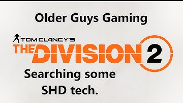The Division 2. Private Beta. After the first mission, getting some more SHD Tech.
