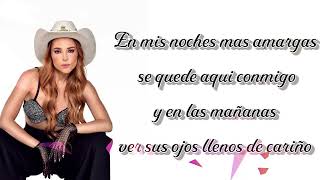 Video thumbnail of "Majo Aguilar - Quiero Un Amor[ - Letra / Lyrics"